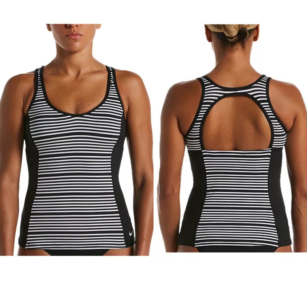 Nike Women's Keyhole Back Tankini Top NWT